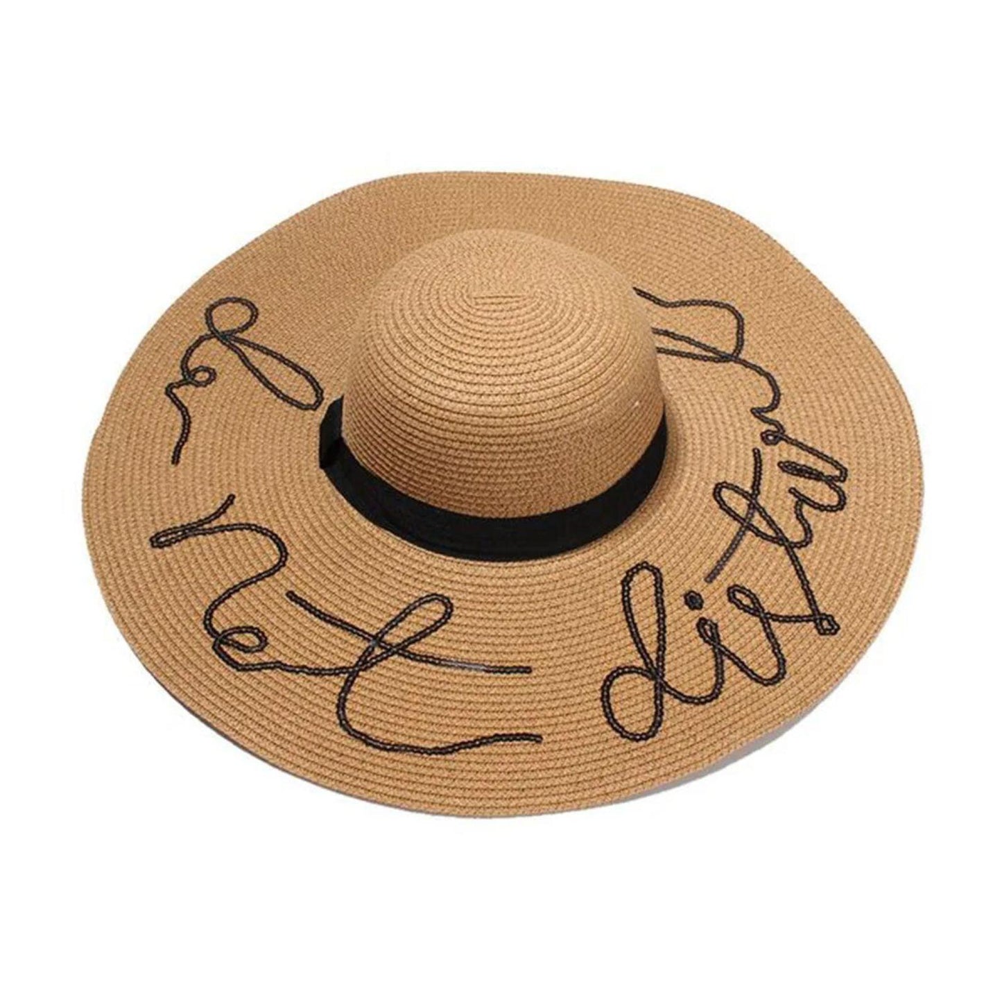 Do Not Disturb Straw Hat - AdDRESSingMe
