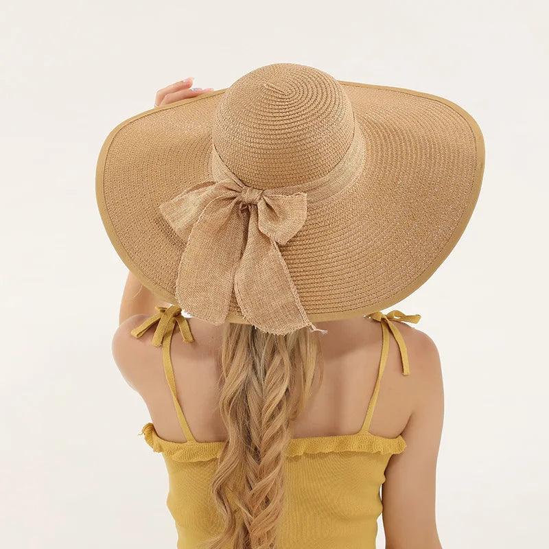 Beach Straw Hats For Women Wide Brim - AdDRESSingMe
