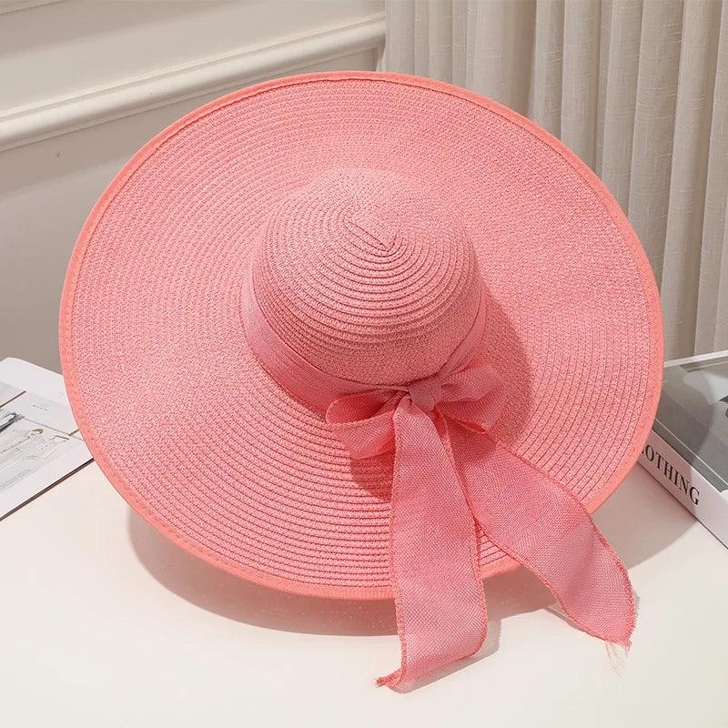 Beach Straw Hats For Women Wide Brim - AdDRESSingMe