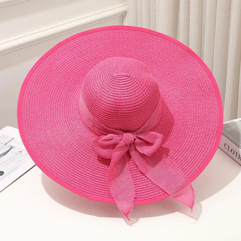 Beach Straw Hats For Women Wide Brim - AdDRESSingMe