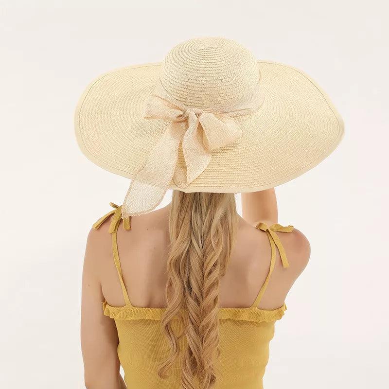 Beach Straw Hats For Women Wide Brim - AdDRESSingMe