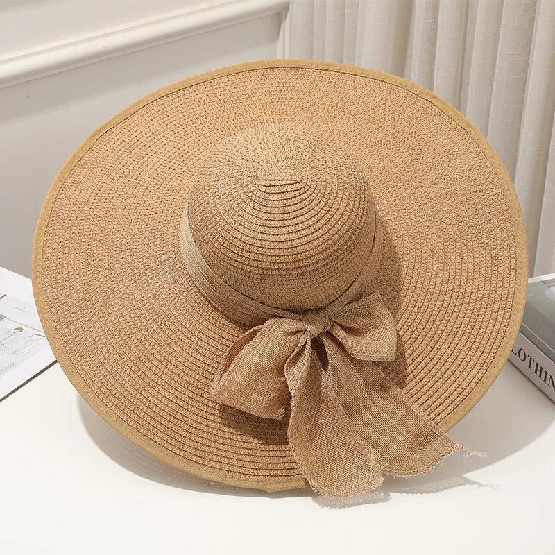 Beach Straw Hats For Women Wide Brim - AdDRESSingMe