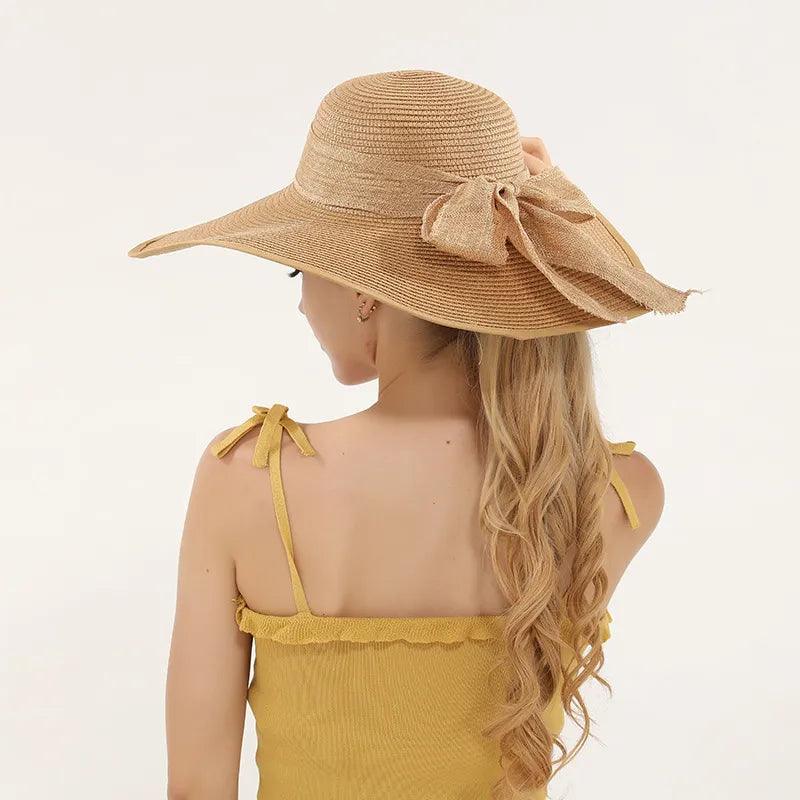 Beach Straw Hats For Women Wide Brim - AdDRESSingMe