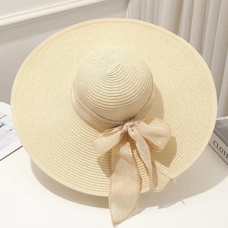 Beach Straw Hats For Women Wide Brim - AdDRESSingMe