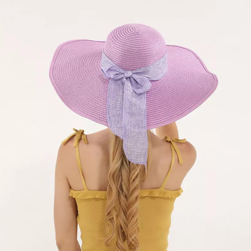 Beach Straw Hats For Women Wide Brim - AdDRESSingMe