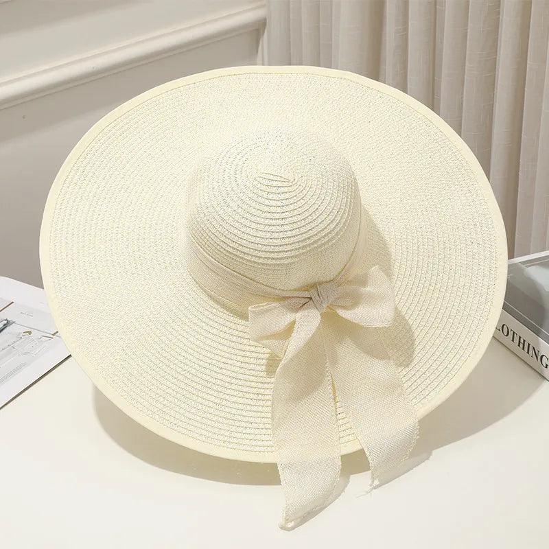 Beach Straw Hats For Women Wide Brim - AdDRESSingMe