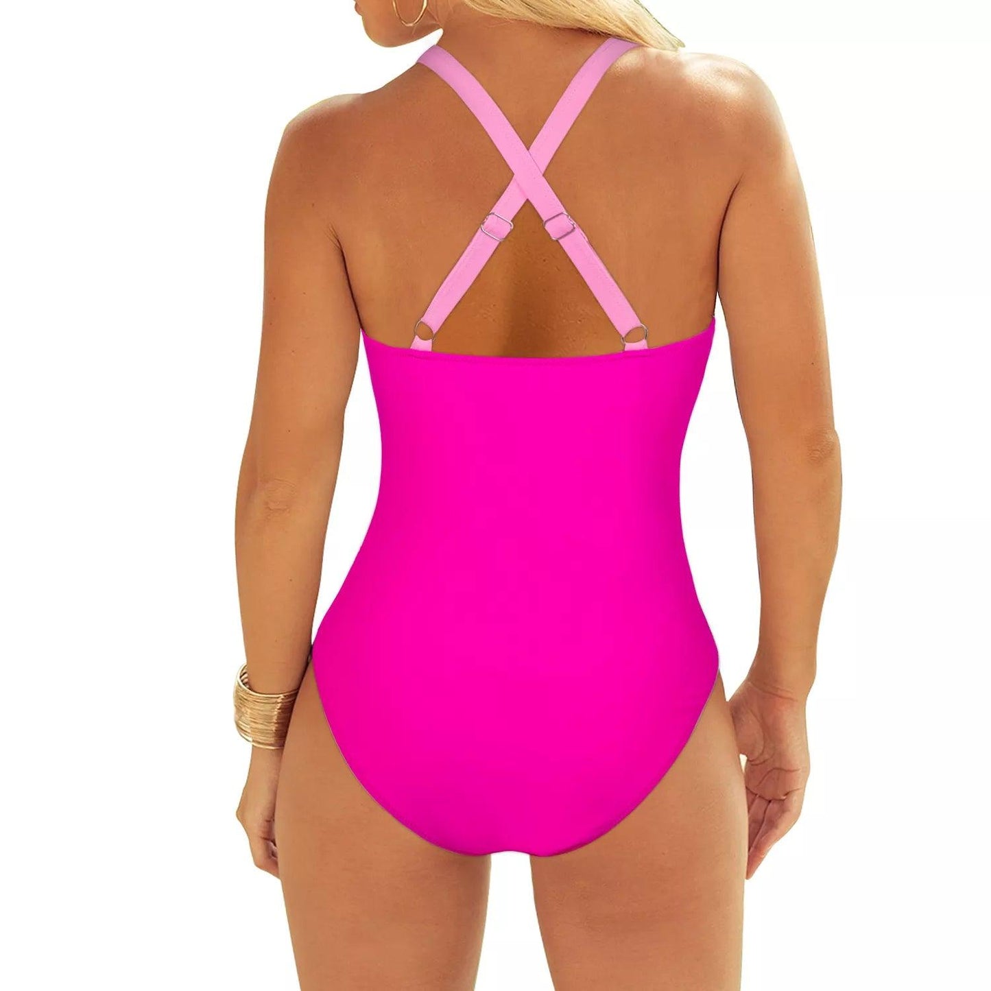 One Piece Leopard and Black Swimsuit - AdDRESSingMe