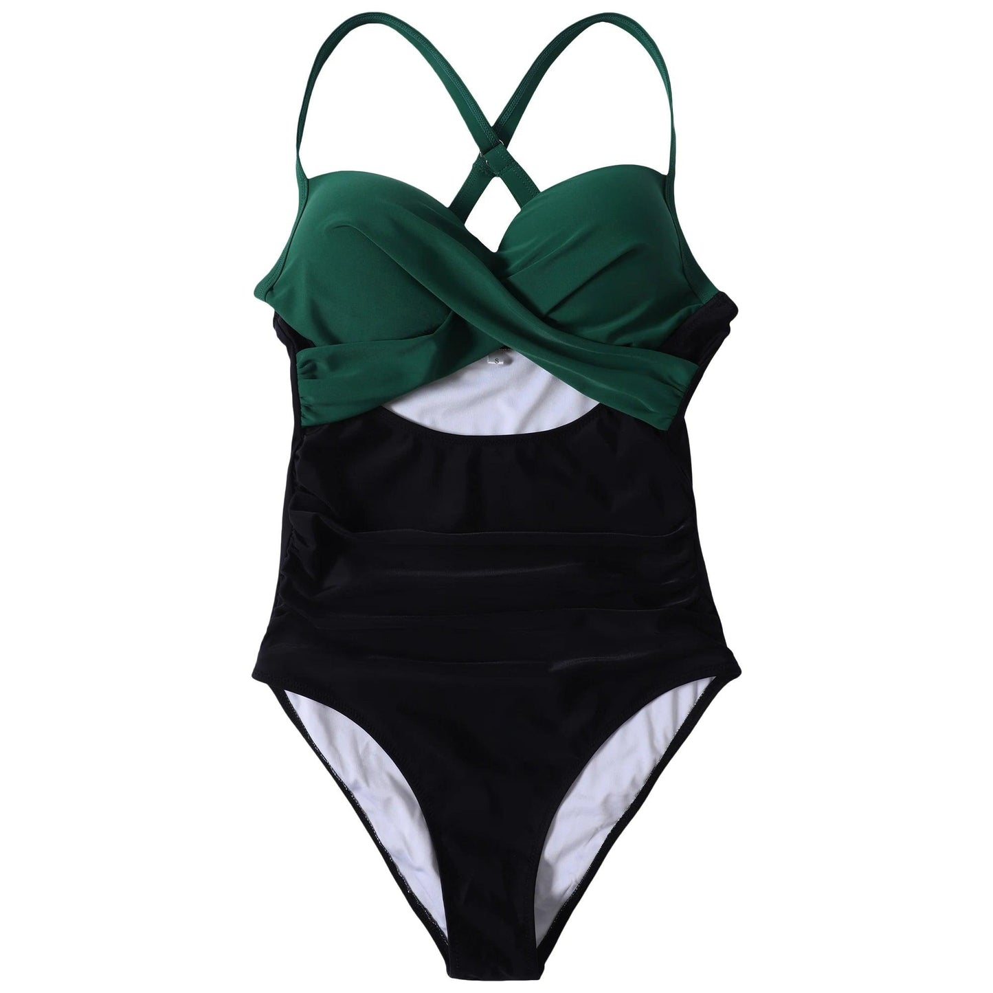 One Piece Leopard and Black Swimsuit - AdDRESSingMe