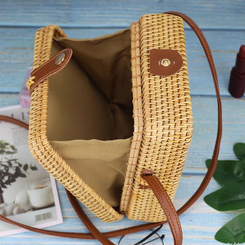 Straw Rattan Bohemian Handbags - AdDRESSingMe