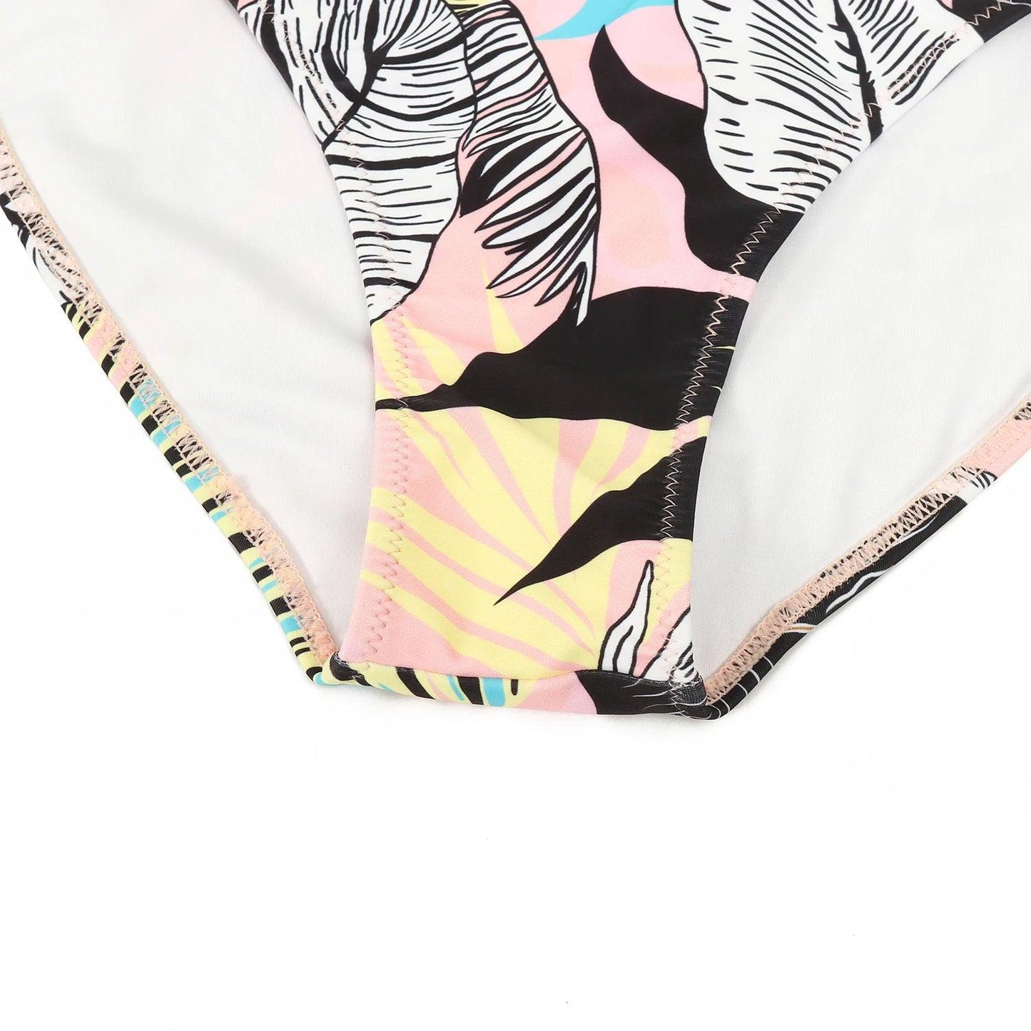 One Piece Leopard and Black Swimsuit - AdDRESSingMe