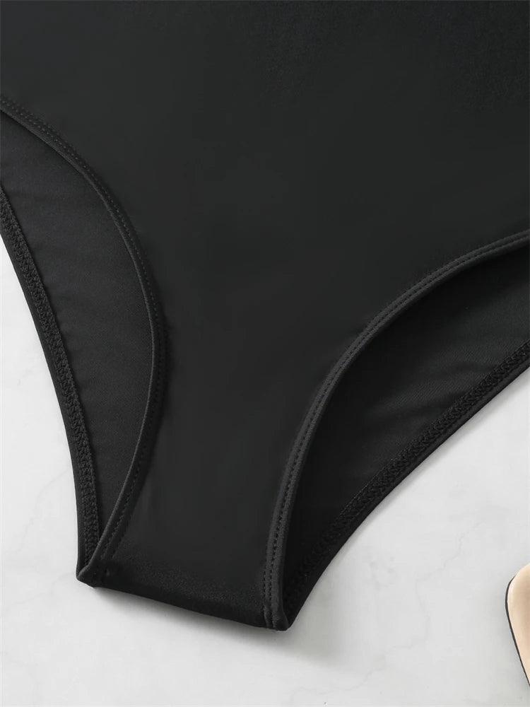 Ruched Bust One Piece Swimsuit - AdDRESSingMe