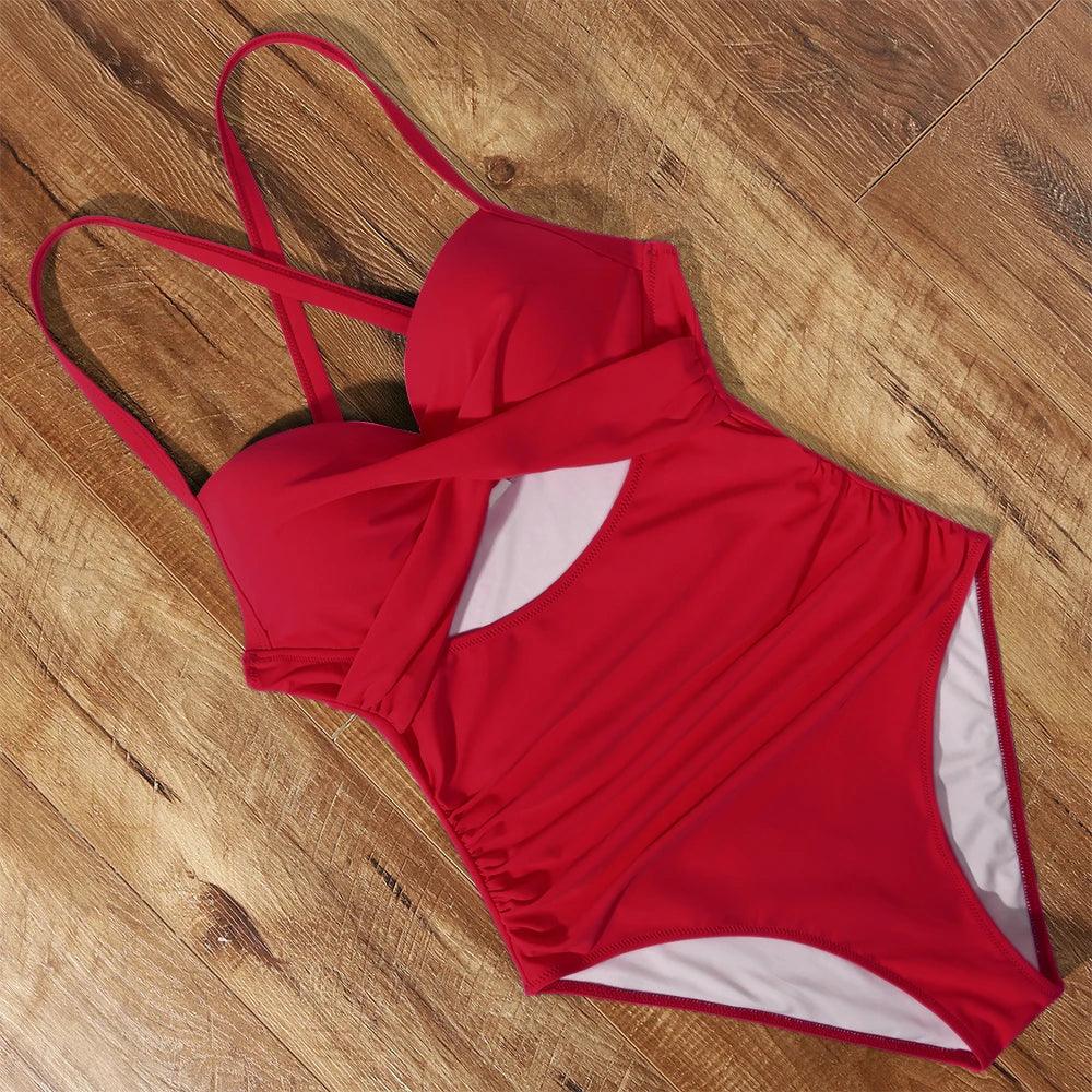 One Piece Leopard and Black Swimsuit - AdDRESSingMe