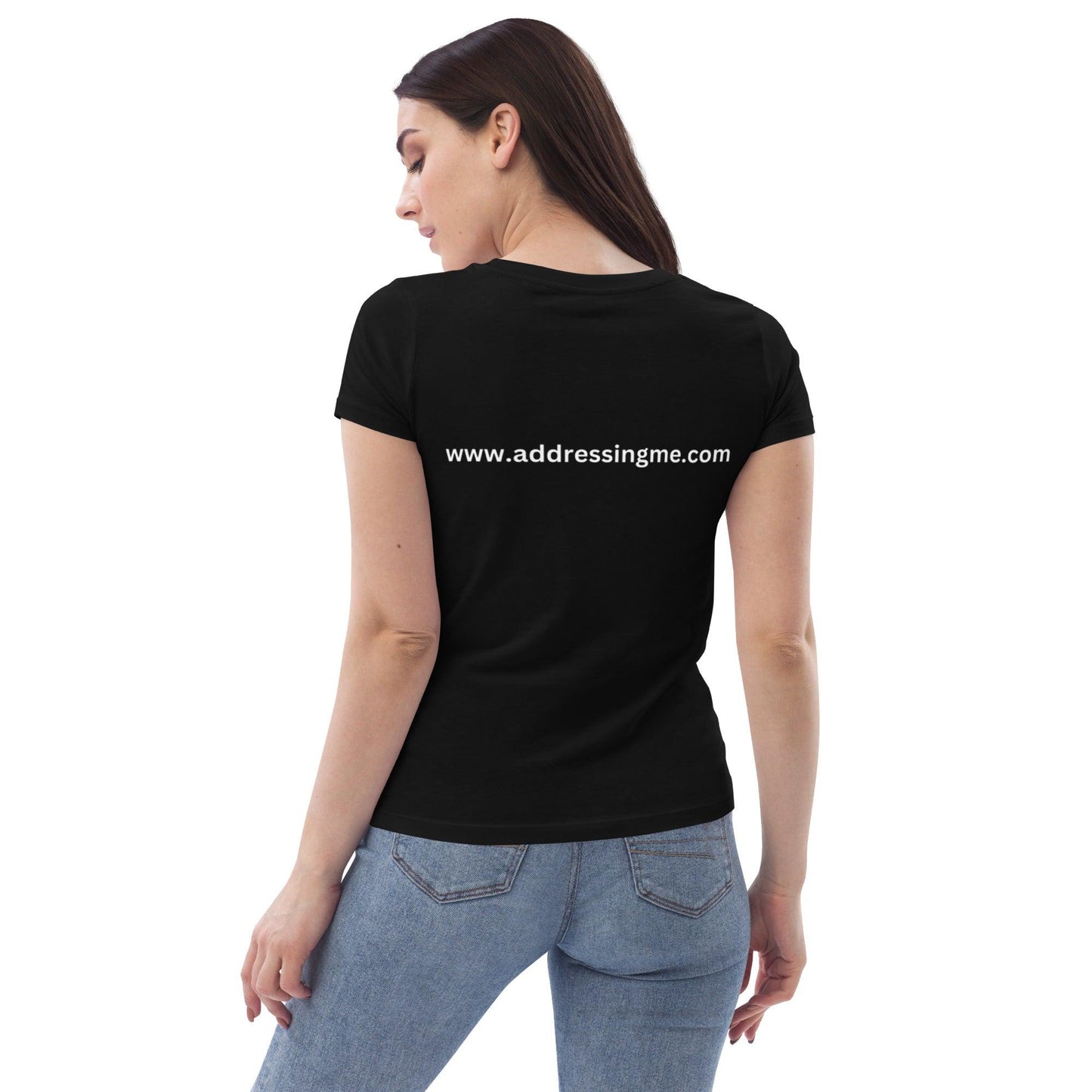 AdDRESSingMe Women's fitted eco tee Black - AdDRESSingMe