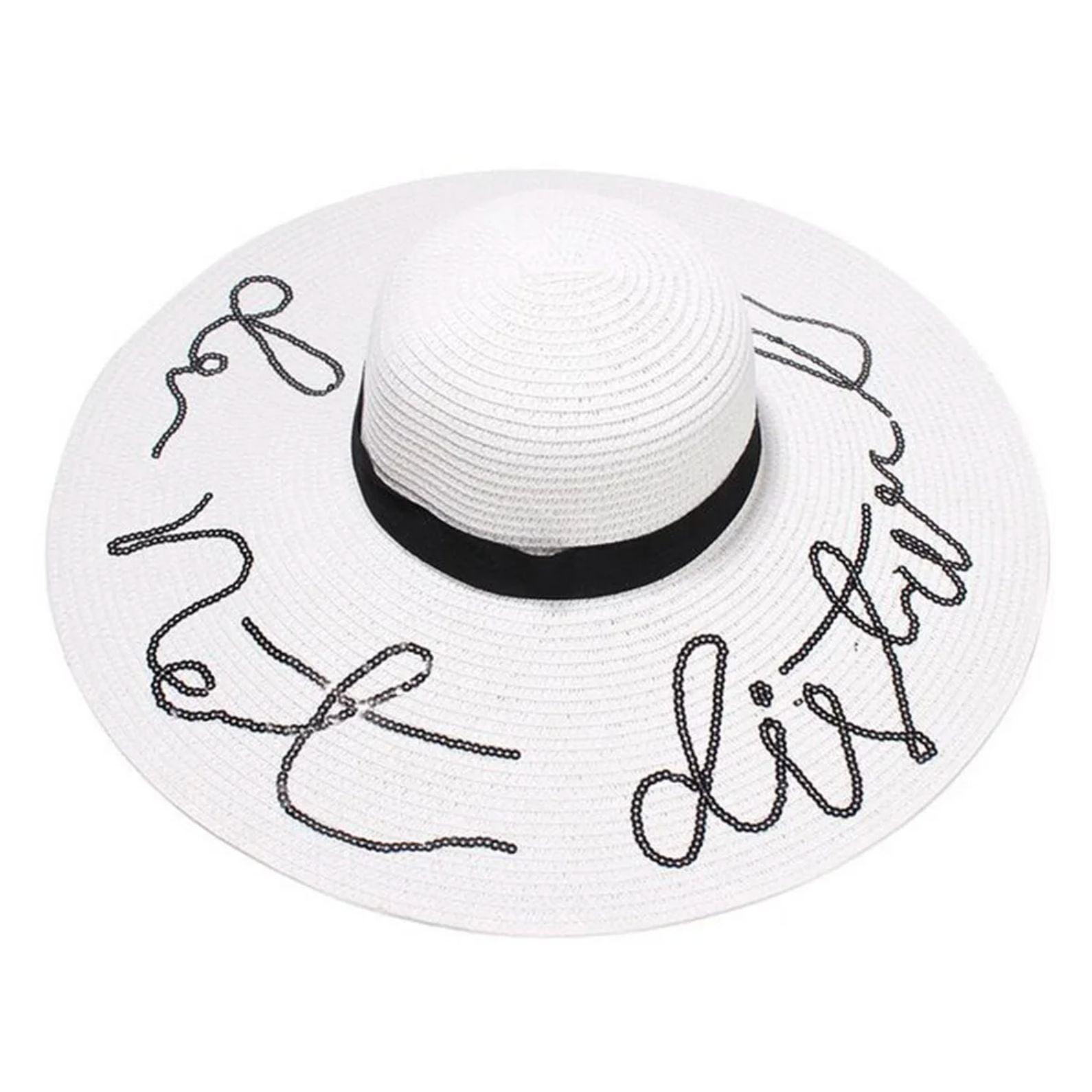 Do Not Disturb Straw Hat - AdDRESSingMe