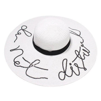 Do Not Disturb Straw Hat - AdDRESSingMe