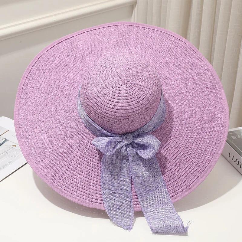 Beach Straw Hats For Women Wide Brim - AdDRESSingMe
