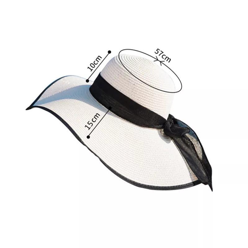 Beach Straw Hats For Women Wide Brim - AdDRESSingMe