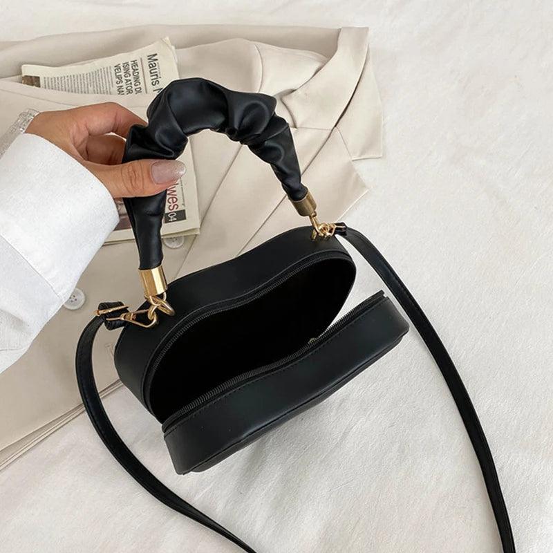 Heart Pu Leather Shoulder Crossbody Bags - AdDRESSingMe