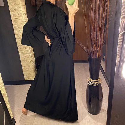 Long Maxi Dress Beach V Neck Cover Up Tunic