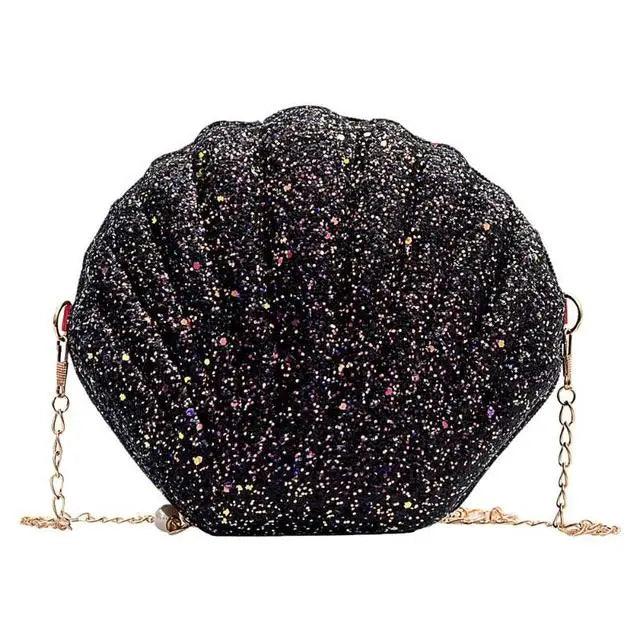 Sequined Seashell Shoulder Bag - AdDRESSingMe
