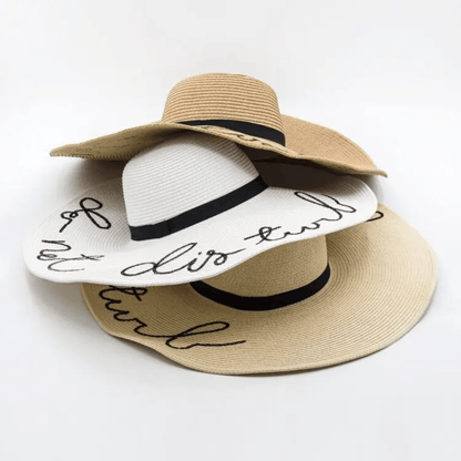 Do Not Disturb Straw Hat - AdDRESSingMe