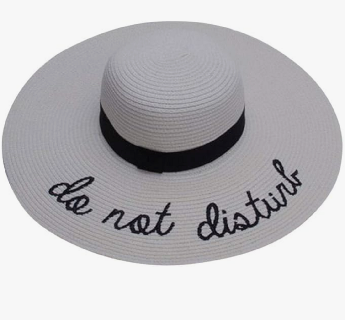 Do Not Disturb Straw Hat
