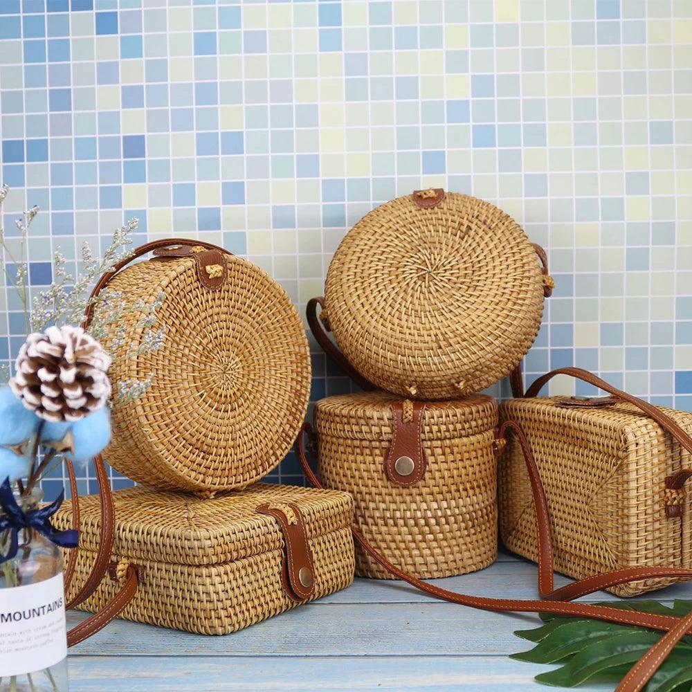 Straw Rattan Bohemian Handbags - AdDRESSingMe