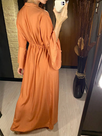 Women's Kimono Cover Up Dress - Summer Beach Long Robe Tunic - AdDRESSingMe